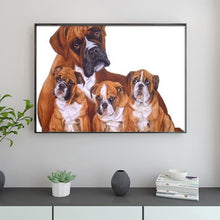 Charger l'image dans la galerie, Chien - diamant rond complet - 40x30cm