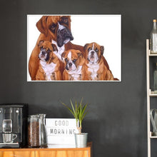 Charger l'image dans la galerie, Chien - diamant rond complet - 40x30cm