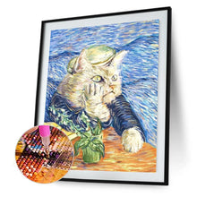 Charger l'image dans la galerie, Chat - diamant rond complet - 30x40cm