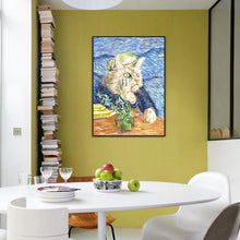 Charger l'image dans la galerie, Chat - diamant rond complet - 30x40cm