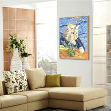 Charger l'image dans la galerie, Chat - diamant rond complet - 30x40cm