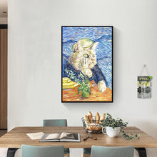 Charger l'image dans la galerie, Chat - diamant rond complet - 30x40cm