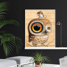 Charger l'image dans la galerie, Oiseau - diamant rond complet - 30x40cm