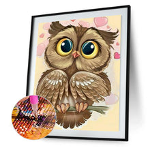 Charger l'image dans la galerie, Oiseau - diamant rond complet - 30x40cm