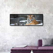 Charger l'image dans la galerie, Enfant d’animal de tigre - diamant rond complet - 80x30cm