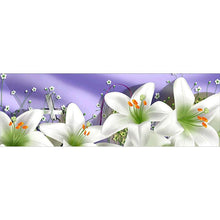 Charger l'image dans la galerie, Noël de fleur - diamant rond complet - 80x30cm