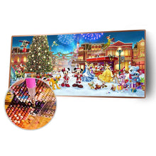 Charger l'image dans la galerie, Parc de Noël noël xmas - diamant rond complet - 100x50cm