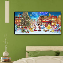 Charger l'image dans la galerie, Parc de Noël noël xmas - diamant rond complet - 100x50cm
