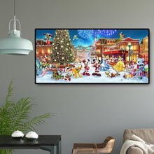 Charger l'image dans la galerie, Parc de Noël noël xmas - diamant rond complet - 100x50cm