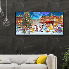 Charger l'image dans la galerie, Parc de Noël noël xmas - diamant rond complet - 100x50cm