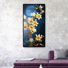 Charger l'image dans la galerie, 45x85cm prunier - diamant rond complet - 45x85cm