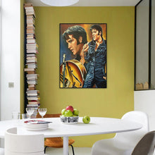 Charger l'image dans la galerie, Elvis chanteur - diamant rond complet - 40x50cm