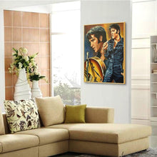 Charger l'image dans la galerie, Elvis chanteur - diamant rond complet - 40x50cm