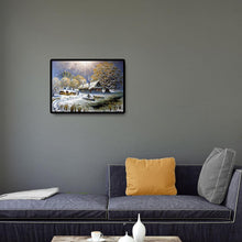 Charger l'image dans la galerie, Snowscape - diamant rond complet - 40x30cm