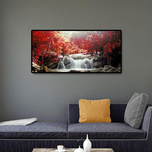 Charger l'image dans la galerie, Paysage de montagne - diamant rond complet - 80x40cm