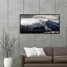 Charger l'image dans la galerie, Paysage de montagne - diamant rond complet - 80x40cm