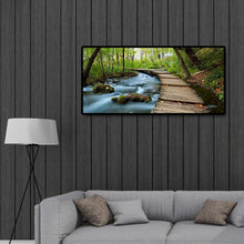 Charger l'image dans la galerie, Paysage de montagne - diamant rond complet - 80x40cm
