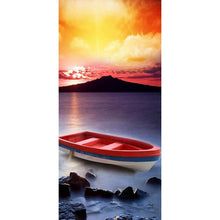 Charger l'image dans la galerie, Voilier - diamant rond complet - 40x80cm