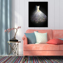 Charger l'image dans la galerie, Robe de mariée - diamant rond complet - 30x40cm