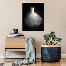 Charger l'image dans la galerie, Robe de mariée - diamant rond complet - 30x40cm