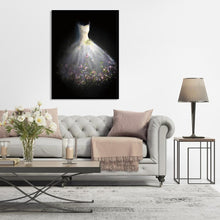 Charger l'image dans la galerie, Robe de mariée - diamant rond complet - 30x40cm
