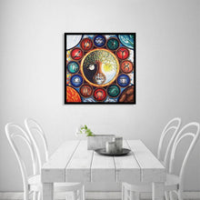 Charger l'image dans la galerie, Arbre abstrait - diamant rond complet - 40x40cm