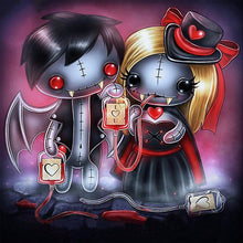 Charger l'image dans la galerie, Personnages de dessin animé - diamant rond complet - 40x40cm