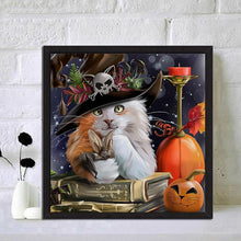 Charger l'image dans la galerie, Halloween - diamant rond complet - 30x30cm
