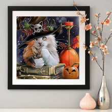 Charger l'image dans la galerie, Halloween - diamant rond complet - 30x30cm