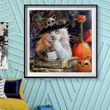 Charger l'image dans la galerie, Halloween - diamant rond complet - 30x30cm