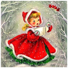 Charger l'image dans la galerie, Petite fille - diamant rond complet - 40x40cm