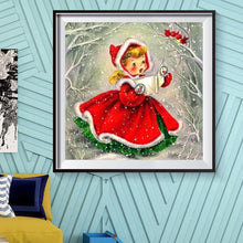 Charger l'image dans la galerie, Petite fille - diamant rond complet - 40x40cm