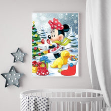 Charger l'image dans la galerie, Souris de dessin animé - diamant rond complet - 30x40cm