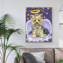 Charger l'image dans la galerie, Chien - diamant rond complet - 30x40cm