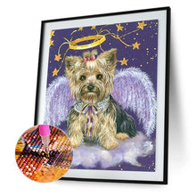 Charger l'image dans la galerie, Chien - diamant rond complet - 30x40cm