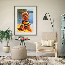 Charger l'image dans la galerie, Chien - diamant rond complet - 30x40cm