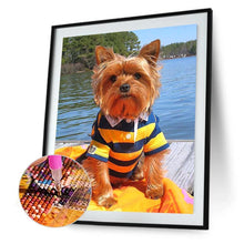 Charger l'image dans la galerie, Chien - diamant rond complet - 30x40cm