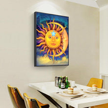 Charger l'image dans la galerie, Home moon sun - plein diamant rond - 30x40cm