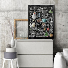 Charger l'image dans la galerie, Tableau noir - diamant rond complet - 30x40cm