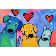 Charger l'image dans la galerie, Chiot - diamant rond complet - 40x30cm