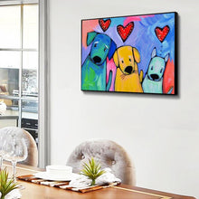 Charger l'image dans la galerie, Chiot - diamant rond complet - 40x30cm