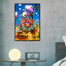 Charger l'image dans la galerie, Maison colorée - diamant rond complet - 30x40cm