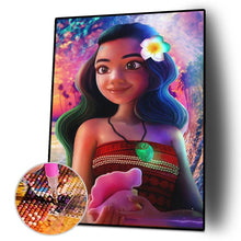 Charger l'image dans la galerie, Big eyes girl - diamant rond complet - 30x40cm