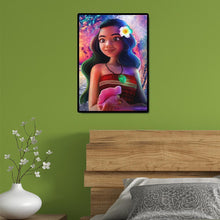 Charger l'image dans la galerie, Big eyes girl - diamant rond complet - 30x40cm