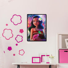 Charger l'image dans la galerie, Big eyes girl - diamant rond complet - 30x40cm