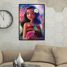 Charger l'image dans la galerie, Big eyes girl - diamant rond complet - 30x40cm