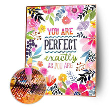 Charger l'image dans la galerie, Lettre - diamant rond complet - 30x40cm