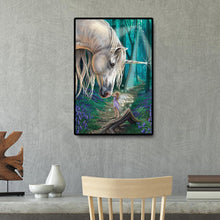 Charger l'image dans la galerie, Cheval et elfe - diamant rond complet - 30x40cm
