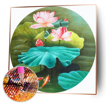 Charger l'image dans la galerie, Lotus - diamant rond complet - 40x40cm