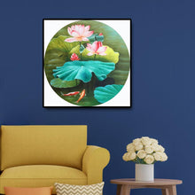 Charger l'image dans la galerie, Lotus - diamant rond complet - 40x40cm